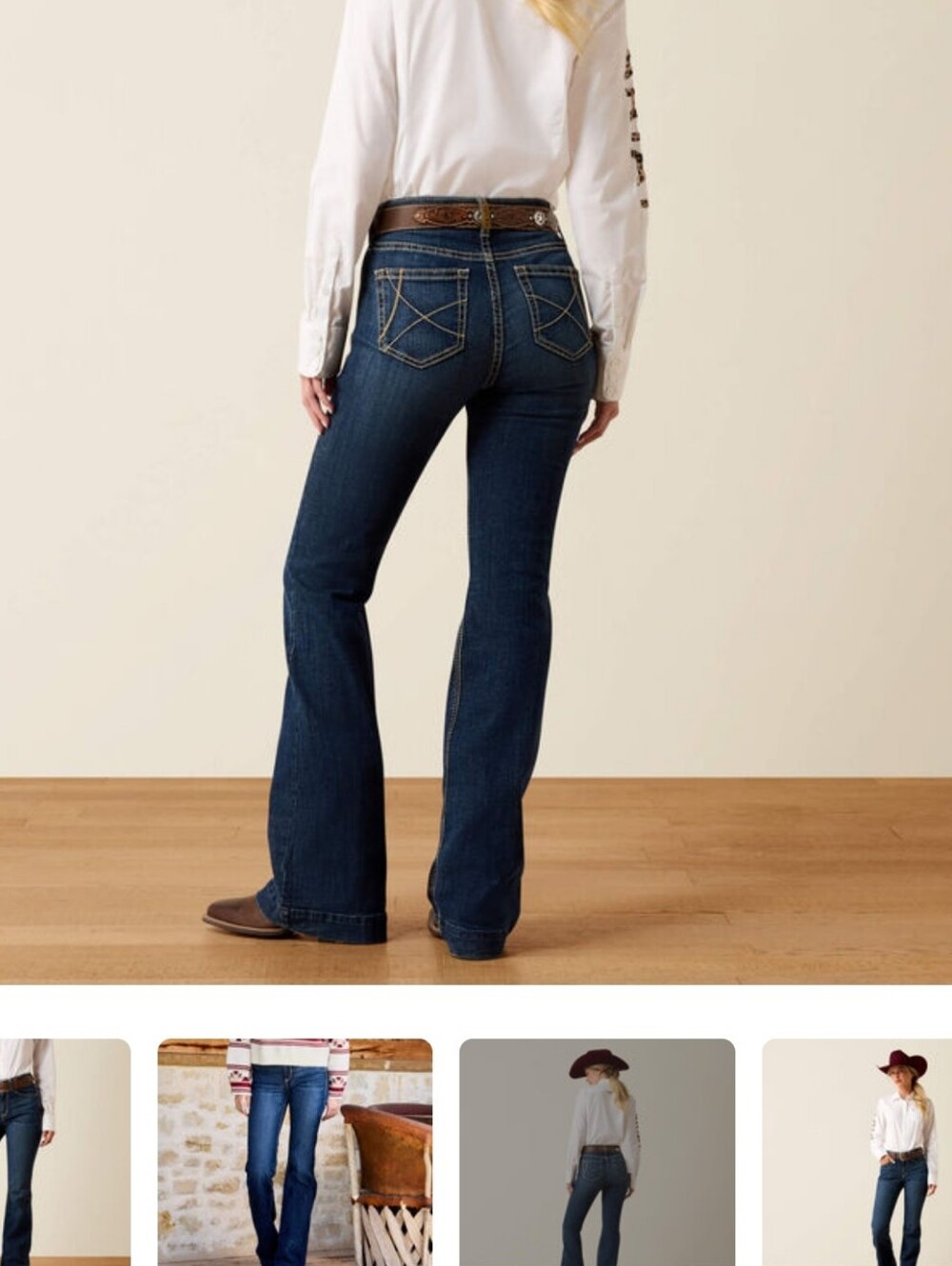 Ariat R.E.A.L. Denim Ella Slim Trouser Jeans — Size 25
